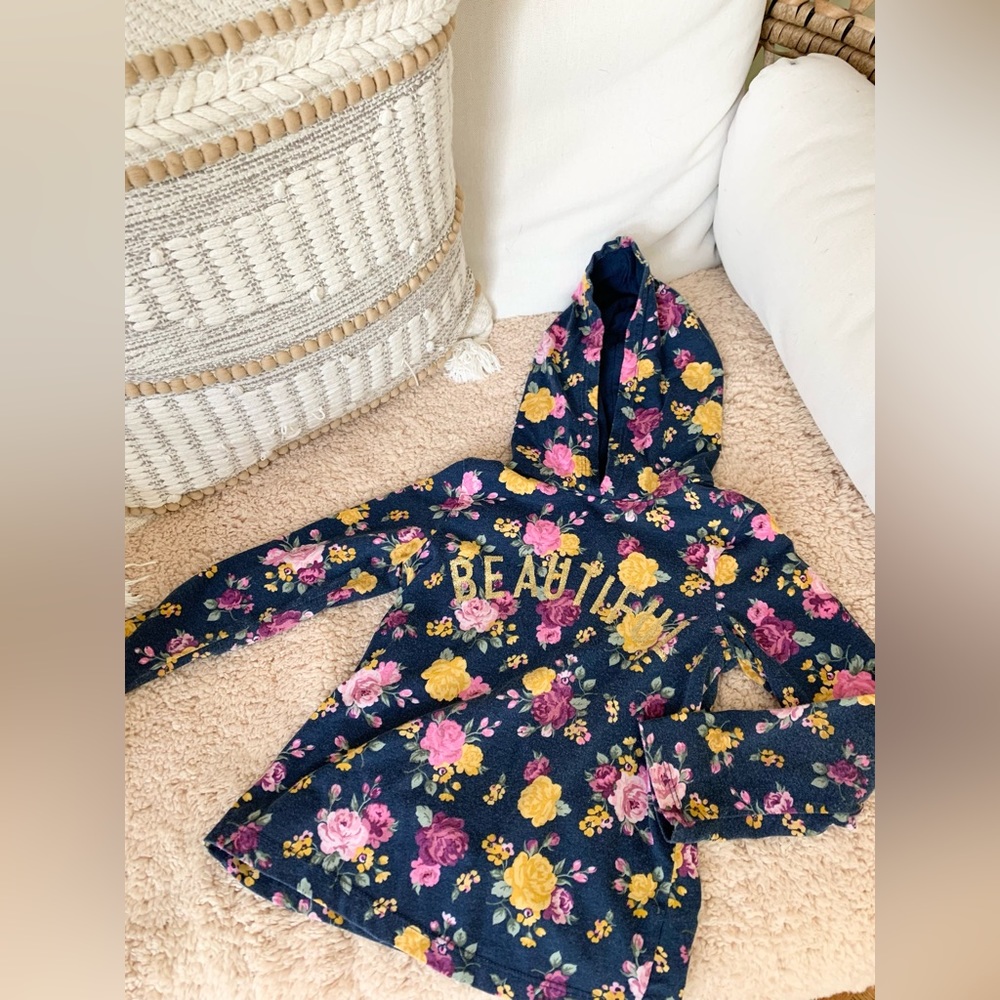 Floral Long Sleeve with Hood
